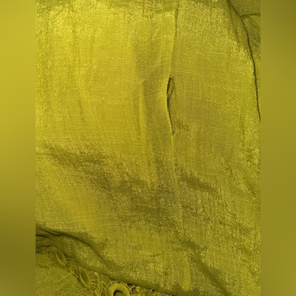 Indigo Rose lime green midi dress L(with imperfections) read description - Picture 13 of 16